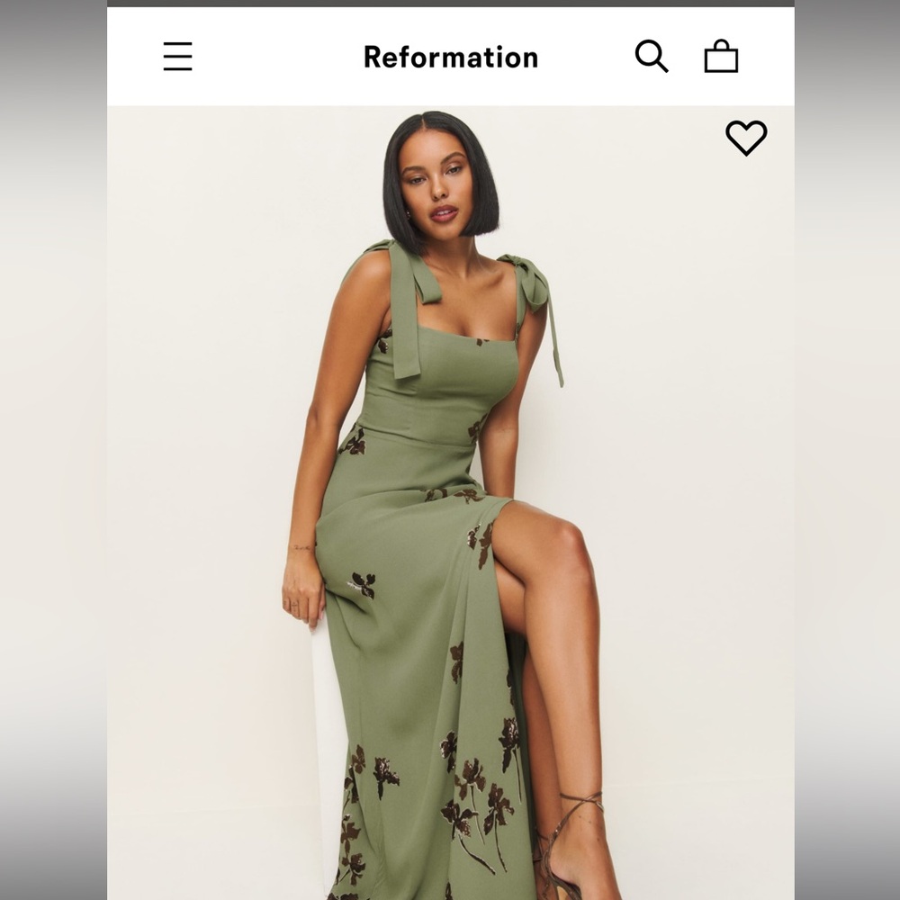 Reformation Westerly Dress iris border